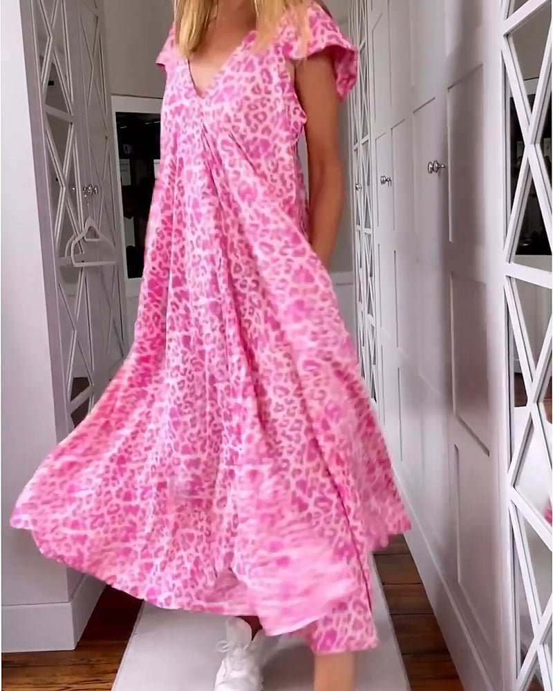 Chic V-Neck Maxi Dress for Every Occasion