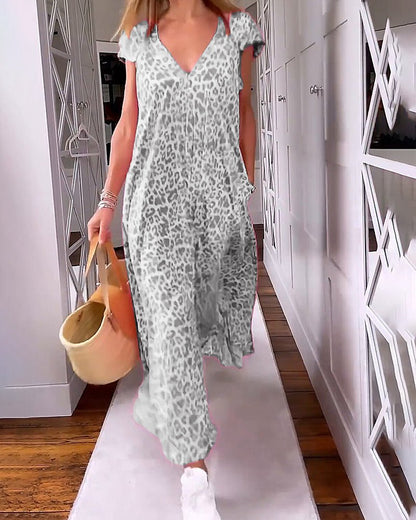 Chic V-Neck Maxi Dress for Every Occasion