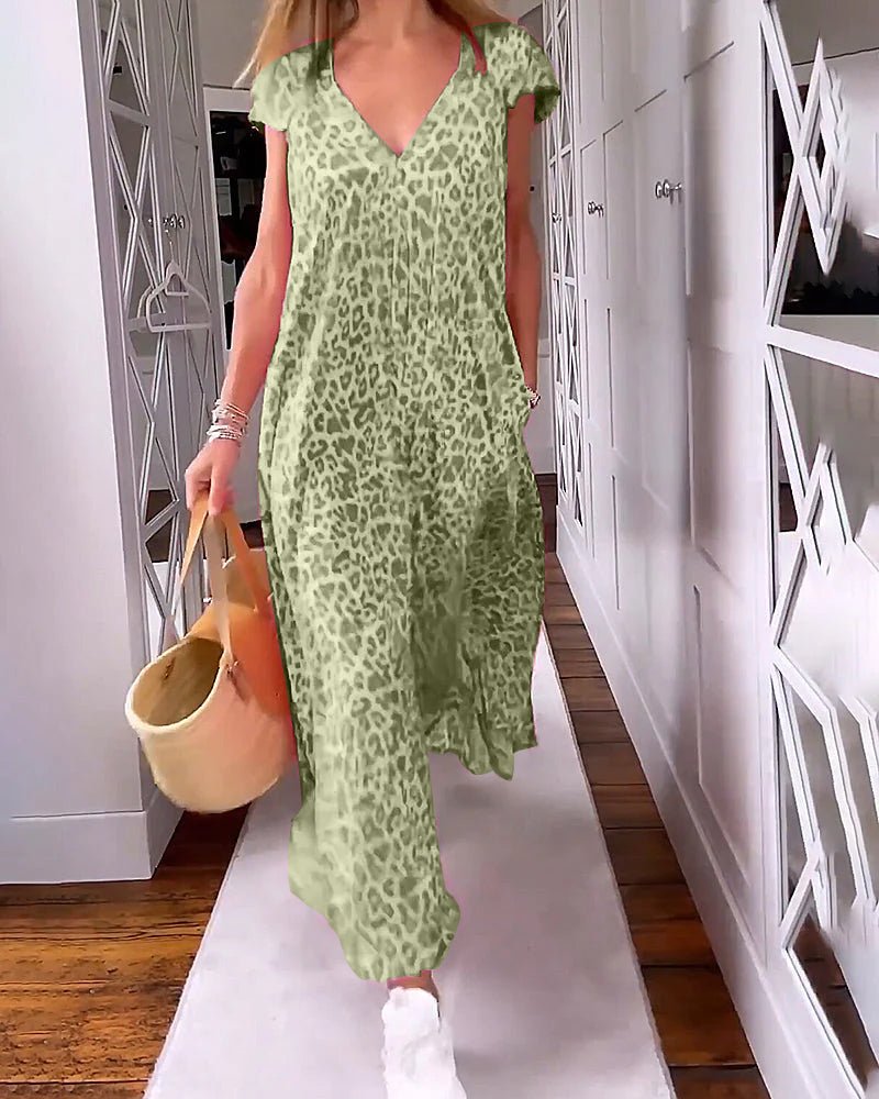 Chic V-Neck Maxi Dress for Every Occasion