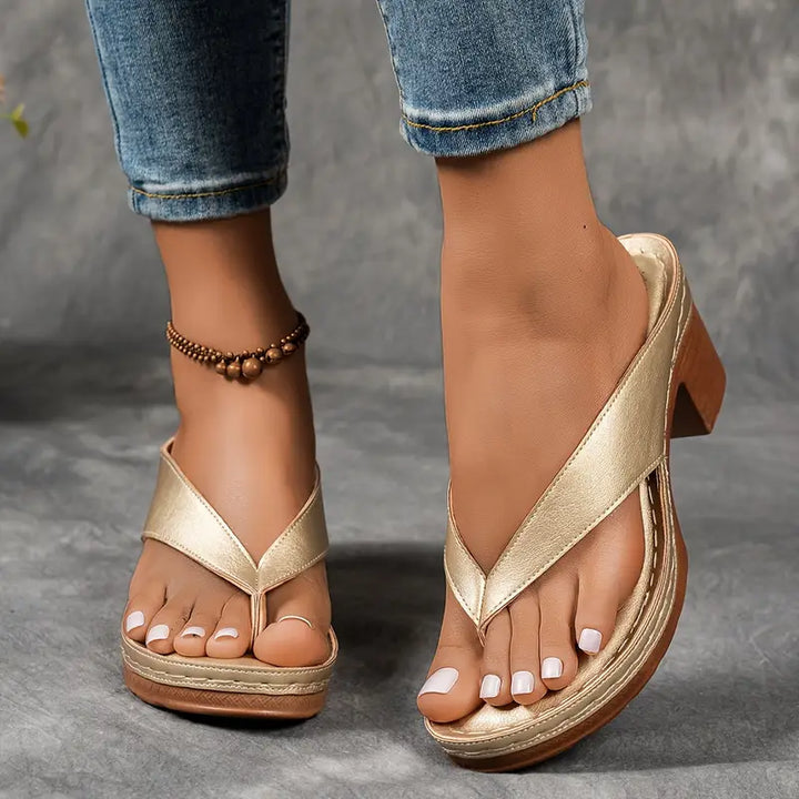 Chic Women's T-Strap Open Toe High Heel Sandals for Any Occasion
