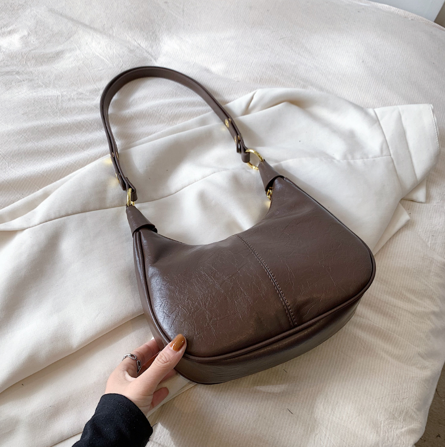 Chic Zip Top Hobo Bag with Adjustable Strap