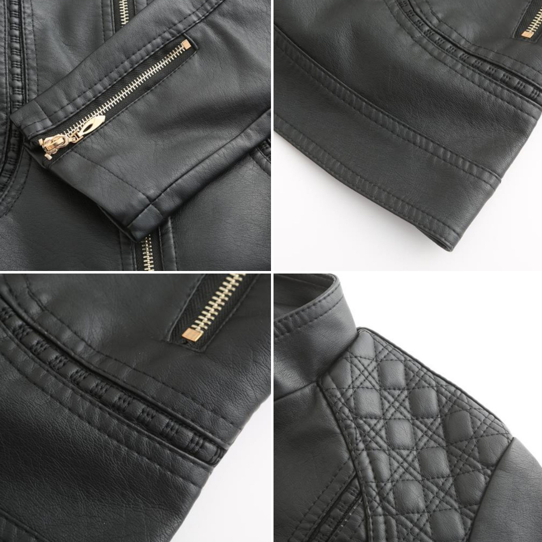 Women's Jacket | Zip Fastening & Stand Collar