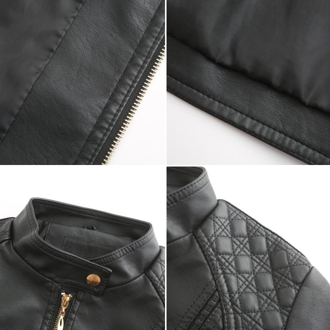 Women's Jacket | Zip Fastening & Stand Collar