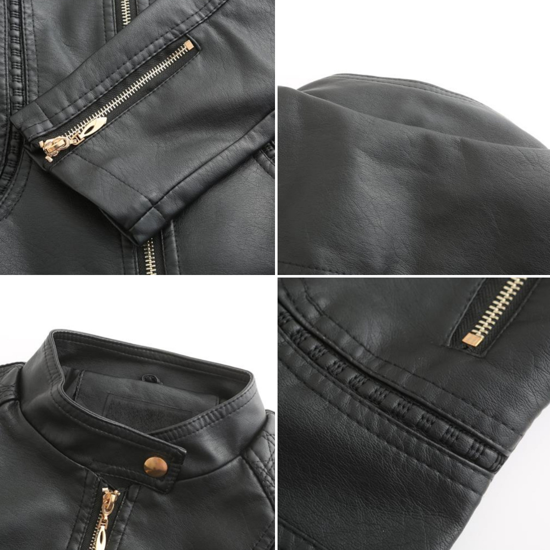 Women's Jacket | Zip Fastening & Stand Collar