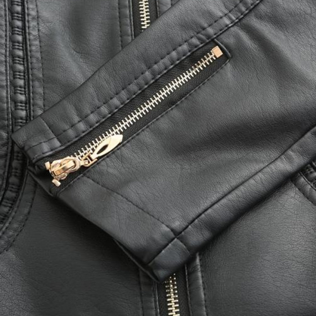 Women's Jacket | Zip Fastening & Stand Collar
