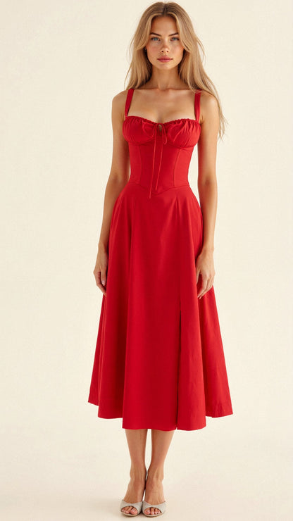 Corset Midi Dress – Flattering Fit for Any Occasion