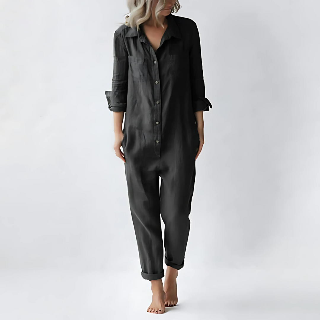 Cotton-Linen Jumpsuit for Women 2