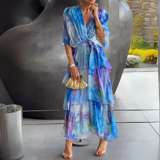 Wedding Guest Dress - V-Neck Style