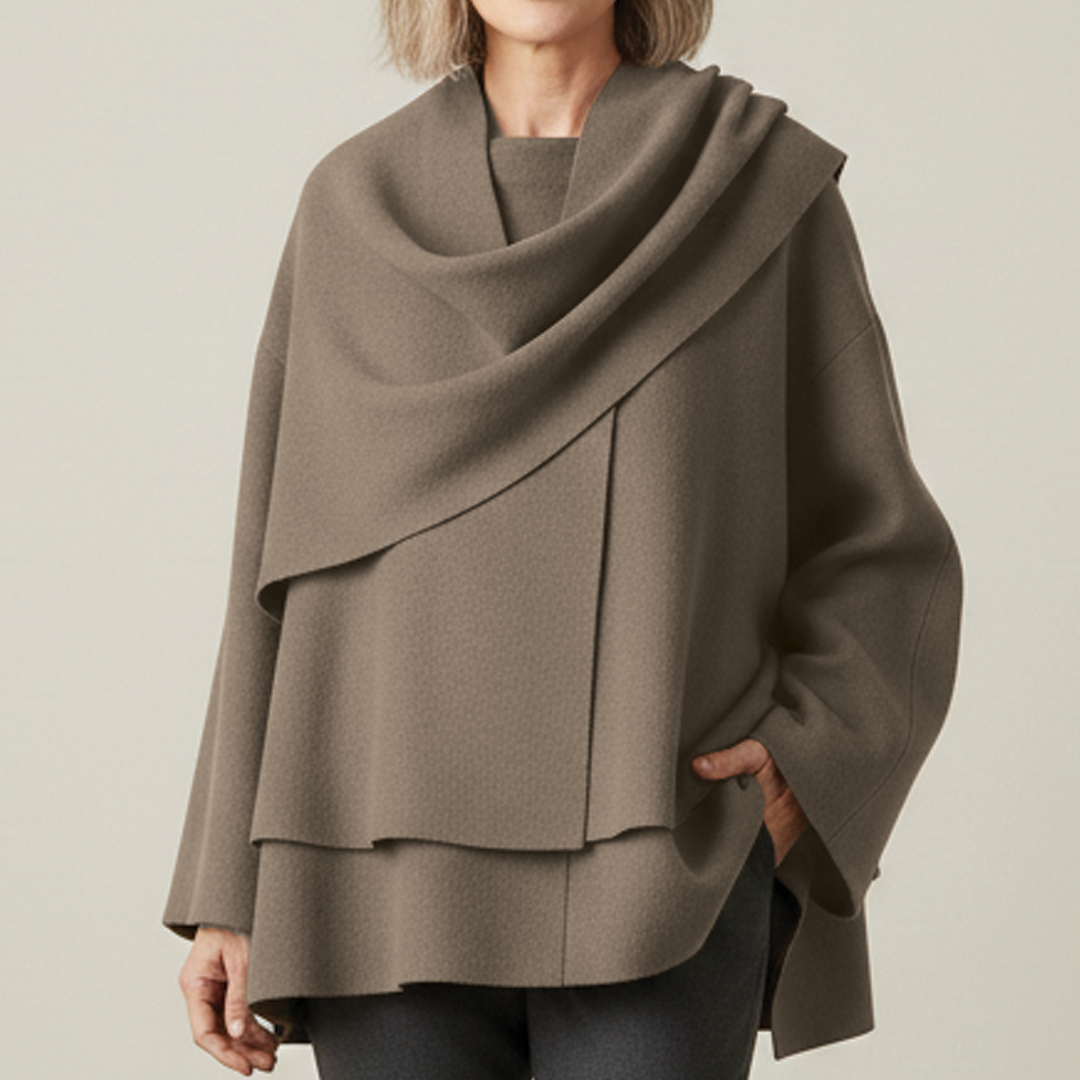 Women's Asymmetrical Winter Coat | Oversized & Warm 2