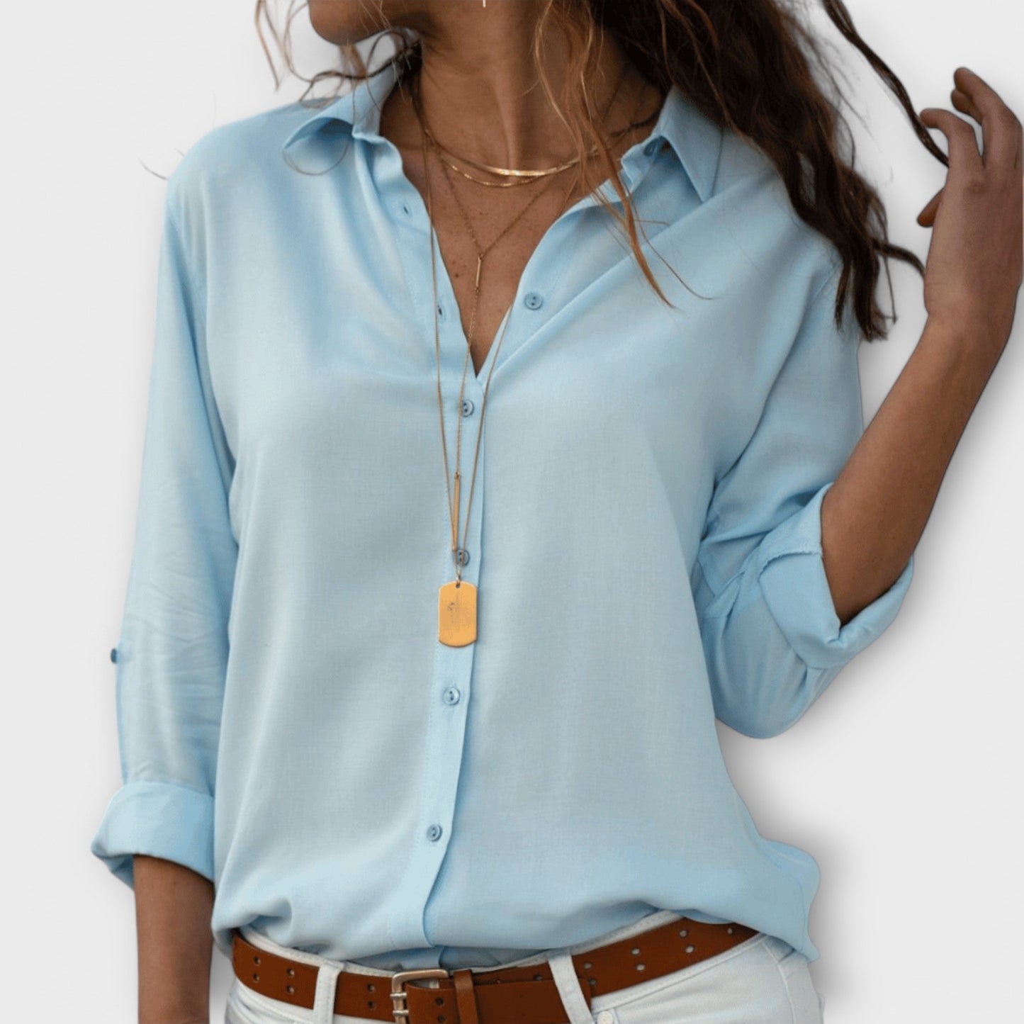 Chic Blouse for Office and Evening Wear