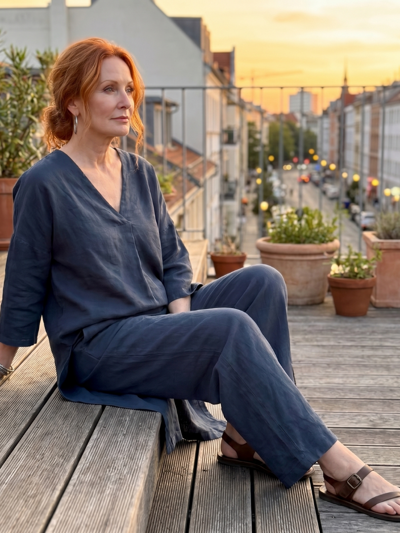 Women's Tunic & Wide Leg Pant Set | Relaxed Fit & All-Day Comfort 13