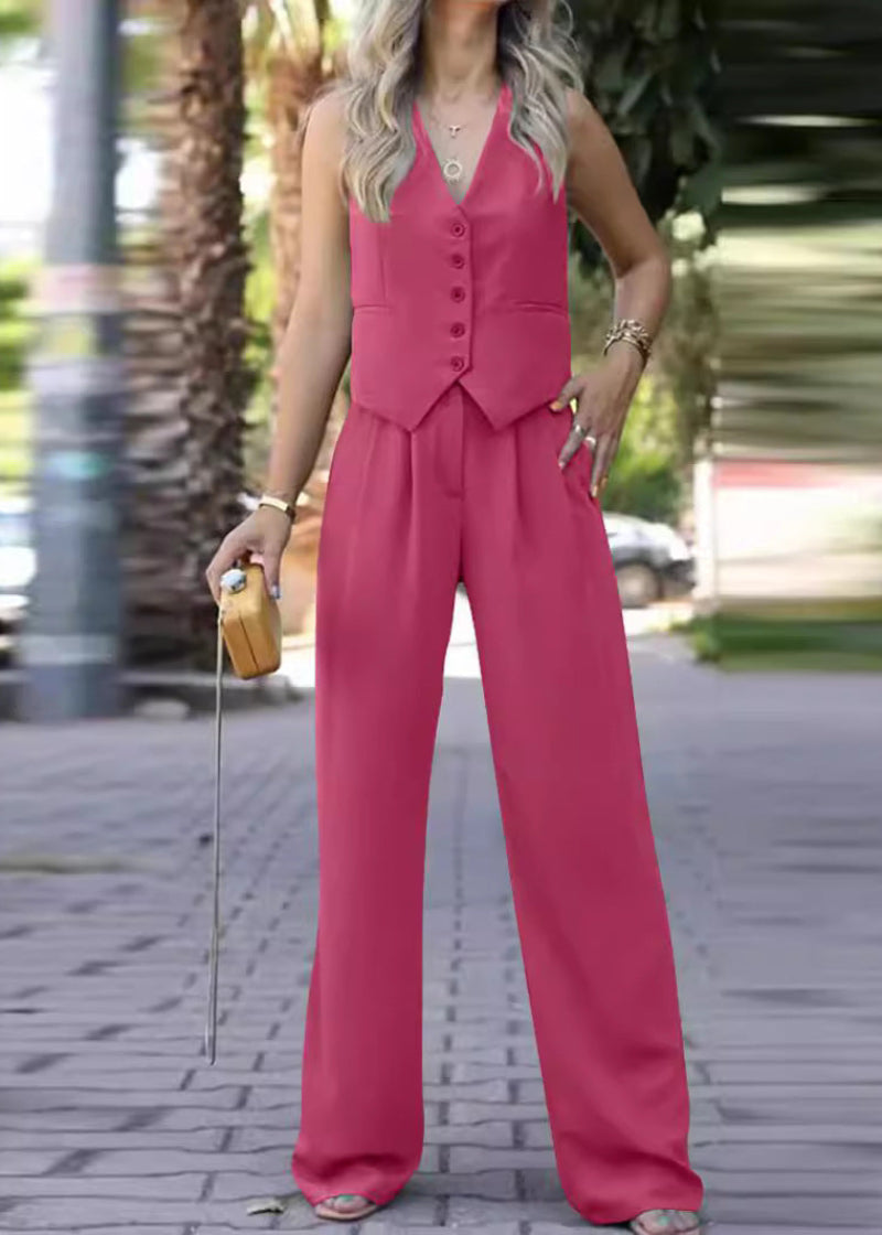 Elegant Sleeveless Blazer Set for Women 7