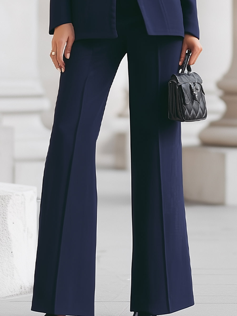 Elizabeth | Stylish Blazer & Wide-Leg Trouser Suit Set 6