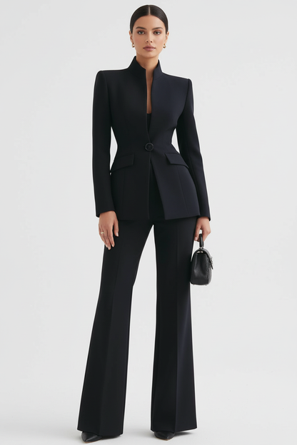 Elvora | Elegant Blazer & Palazzo Set 0