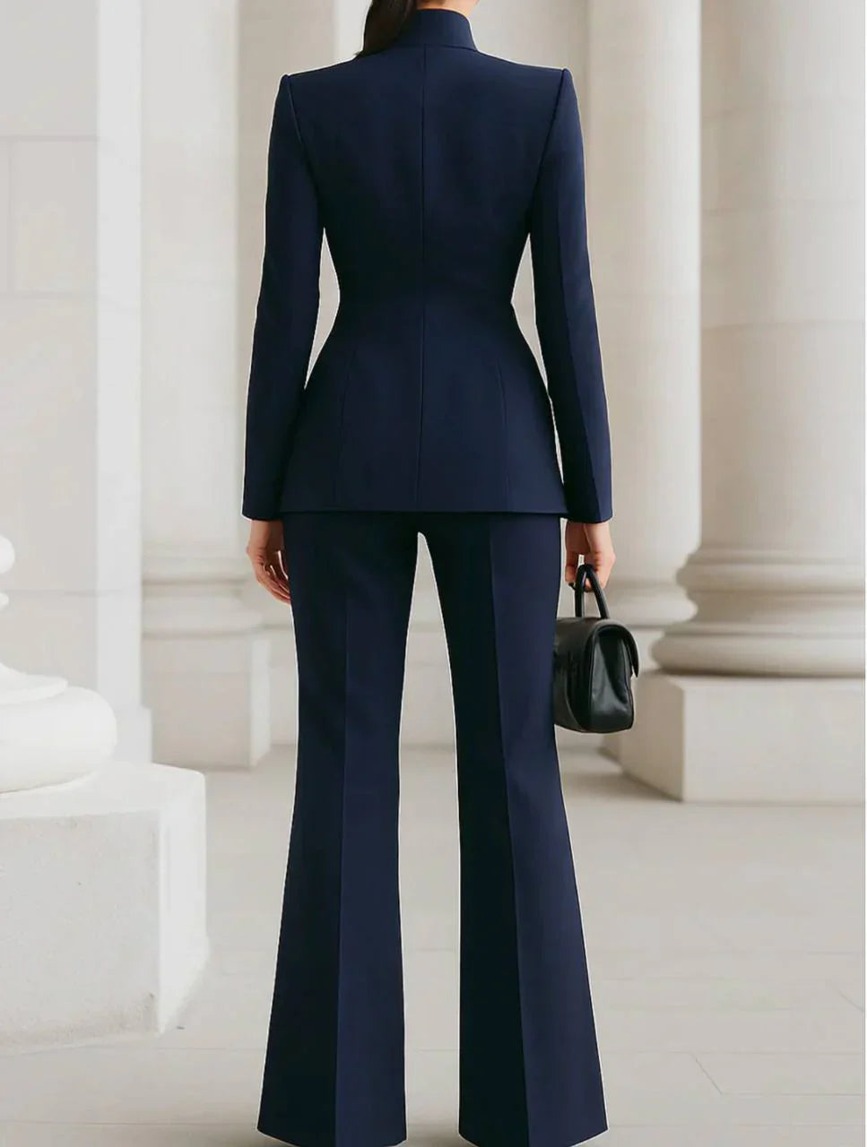 Elvora | Elegant Blazer & Palazzo Set 4