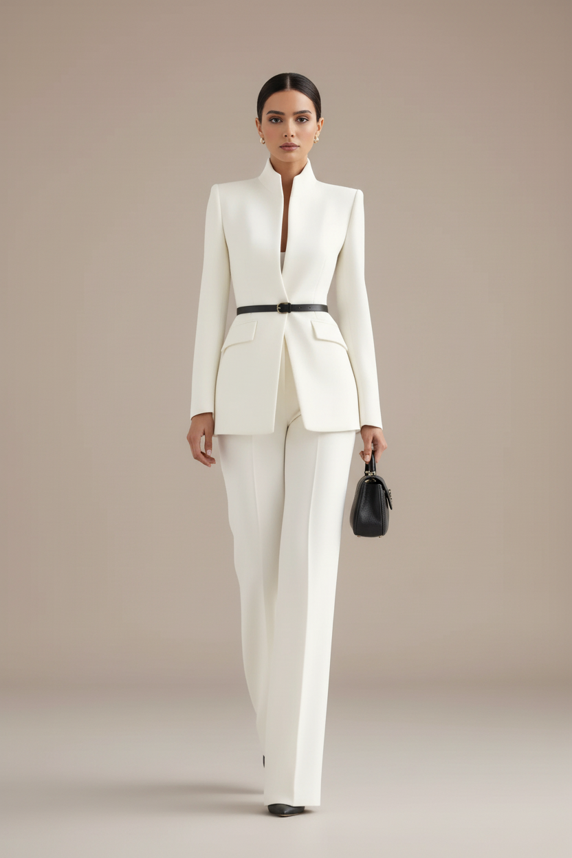 Elvora | Elegant Blazer & Palazzo Set 5