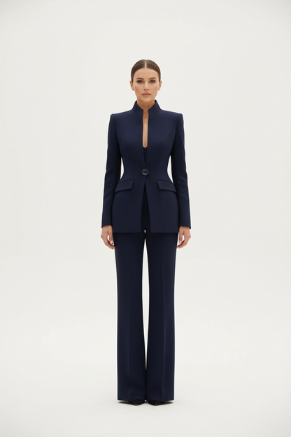 Elvora | Elegant Blazer & Palazzo Set 7
