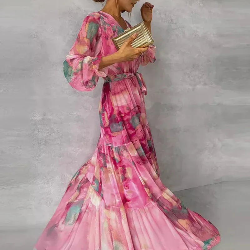 Emilyn - Floral Wedding Guest Dress