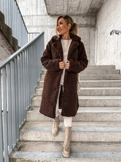 Emma - Soft Velvet Trench Coat for All Occasions