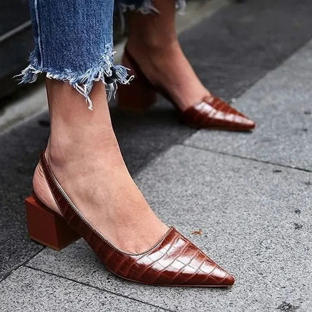 Erica | Women's Slingback Pointed Toe Heels 0