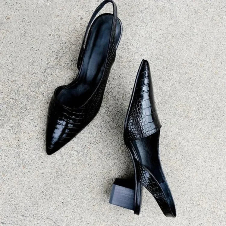 Erica | Women's Slingback Pointed Toe Heels 1