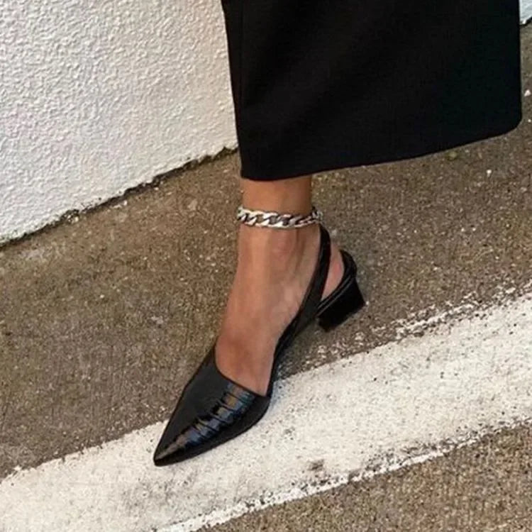 Erica | Women's Slingback Pointed Toe Heels 2