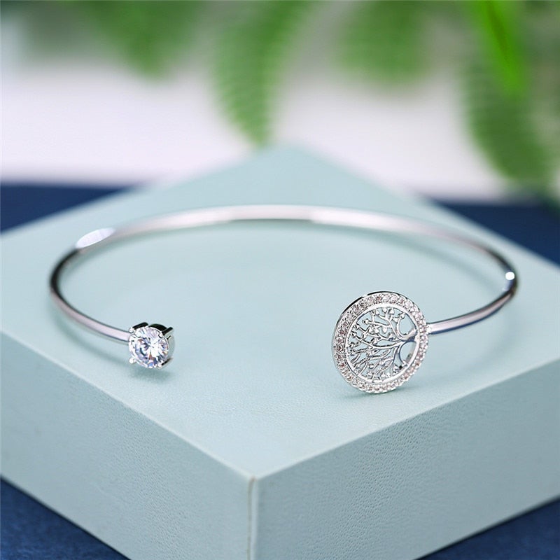Flexible Life Tree Bangle