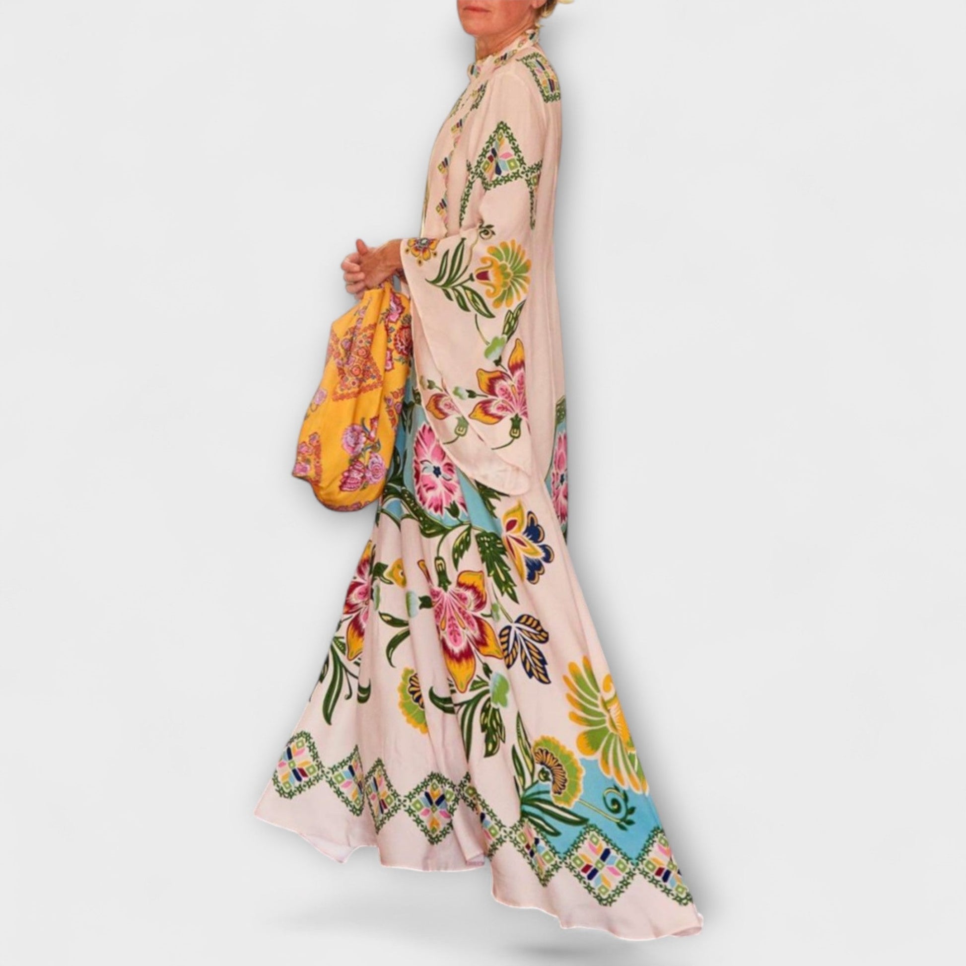 Floral Print Maxi Dress for Special Occasions