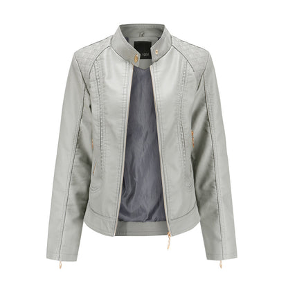 Women's Jacket | Zip Fastening & Stand Collar