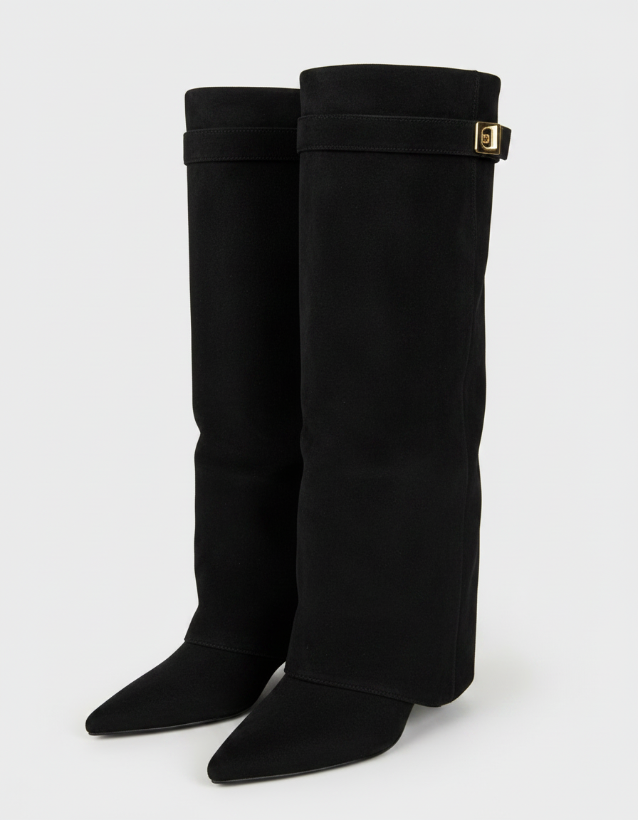 Women's Block Heel Boots | Buckle Detail & Cushioned Comfort 3