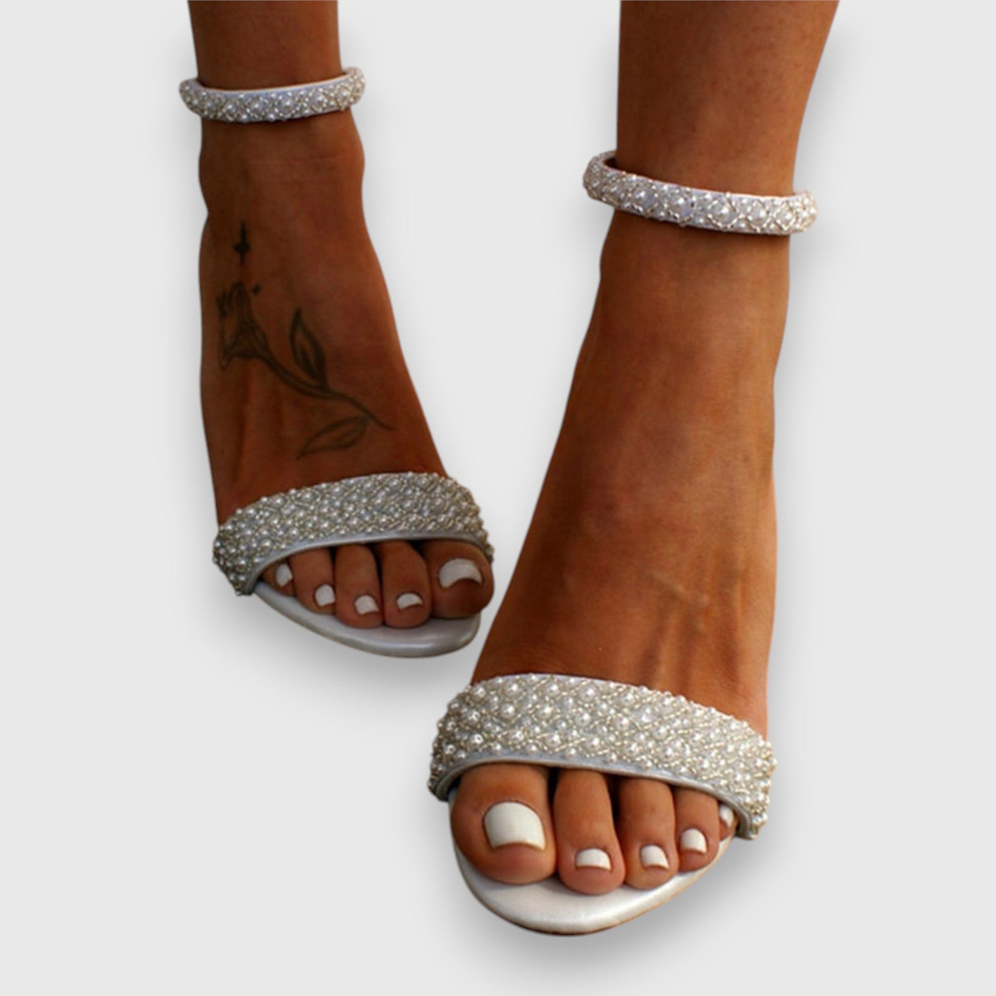 Heels For Women | Open Toe Ankle Strap Block Heel 3
