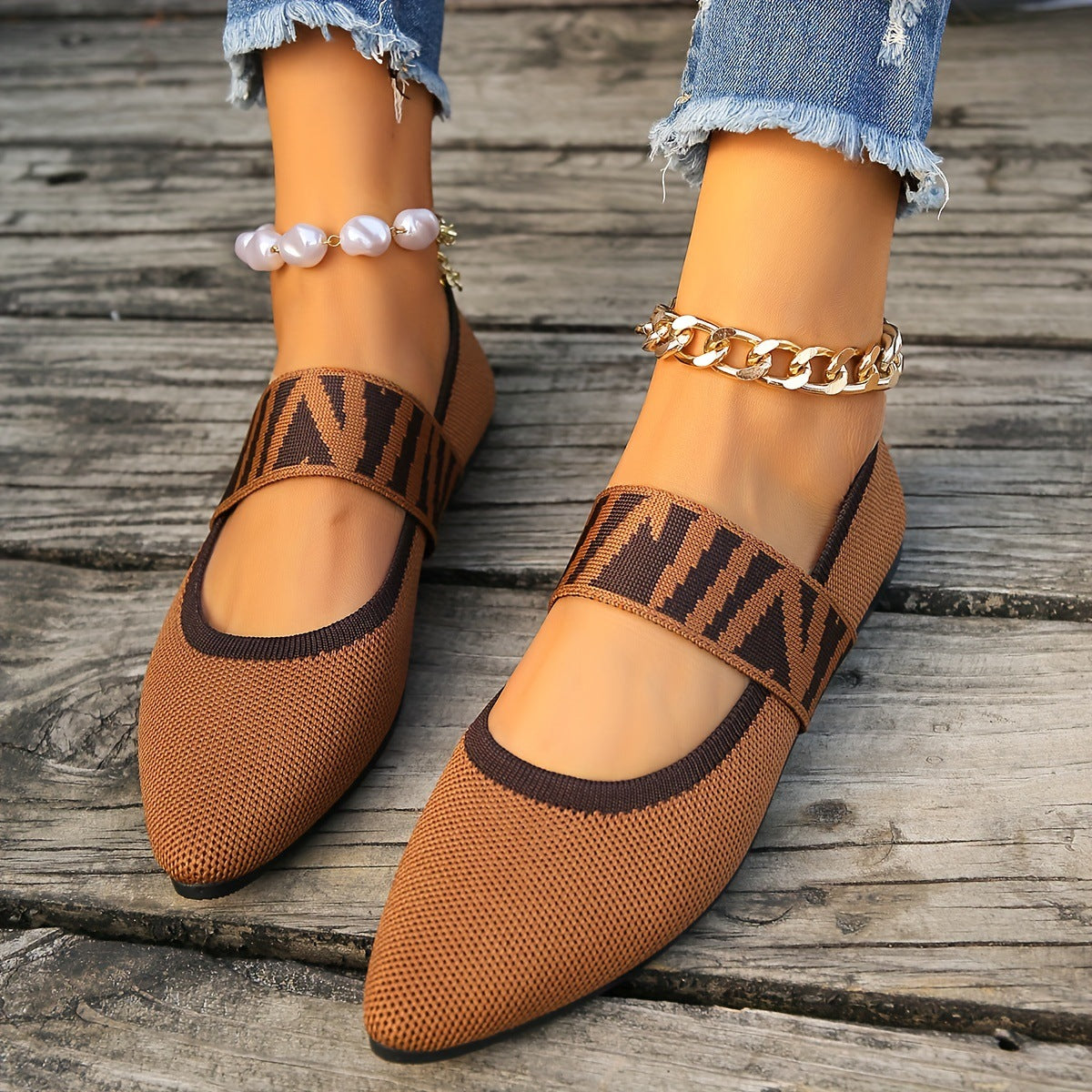 Ilyana | Patterned Ballet Flats 5
