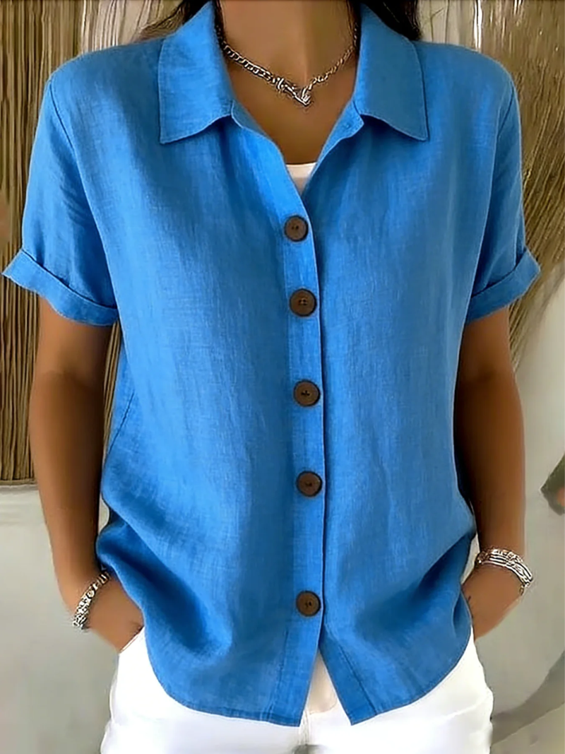 Jada - Button-Front Blouse with Elegant Fit 3