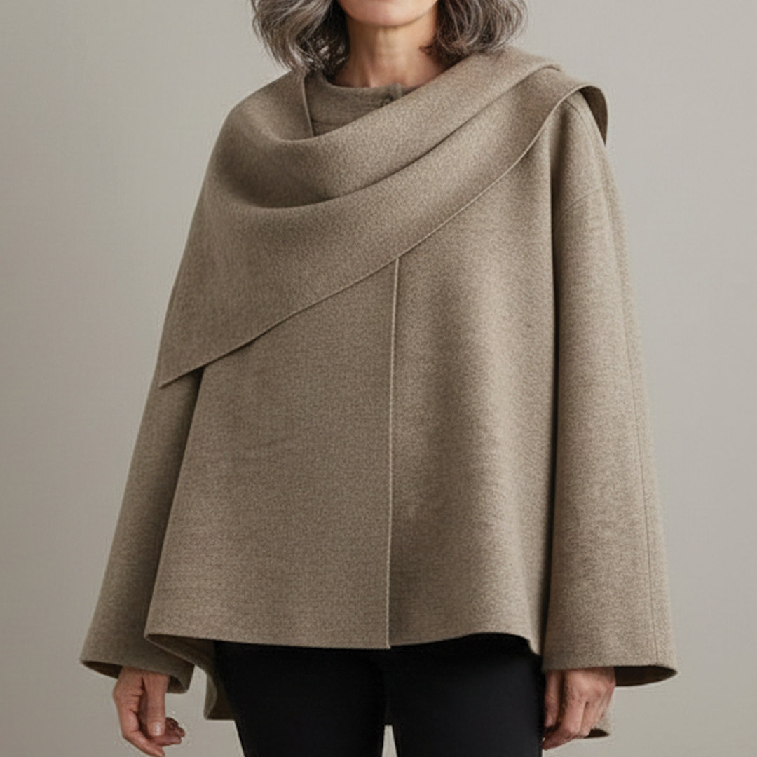 Women's Asymmetrical Winter Coat | Oversized & Warm 1