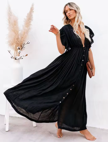 LOOSE SHEER MAXI DRESS 2