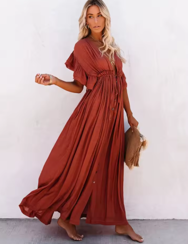LOOSE SHEER MAXI DRESS 3