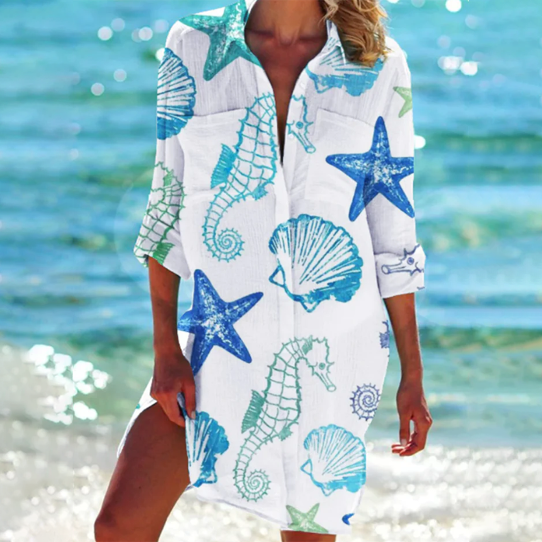 Luna | Colorful A-Line Summer Shirt 1