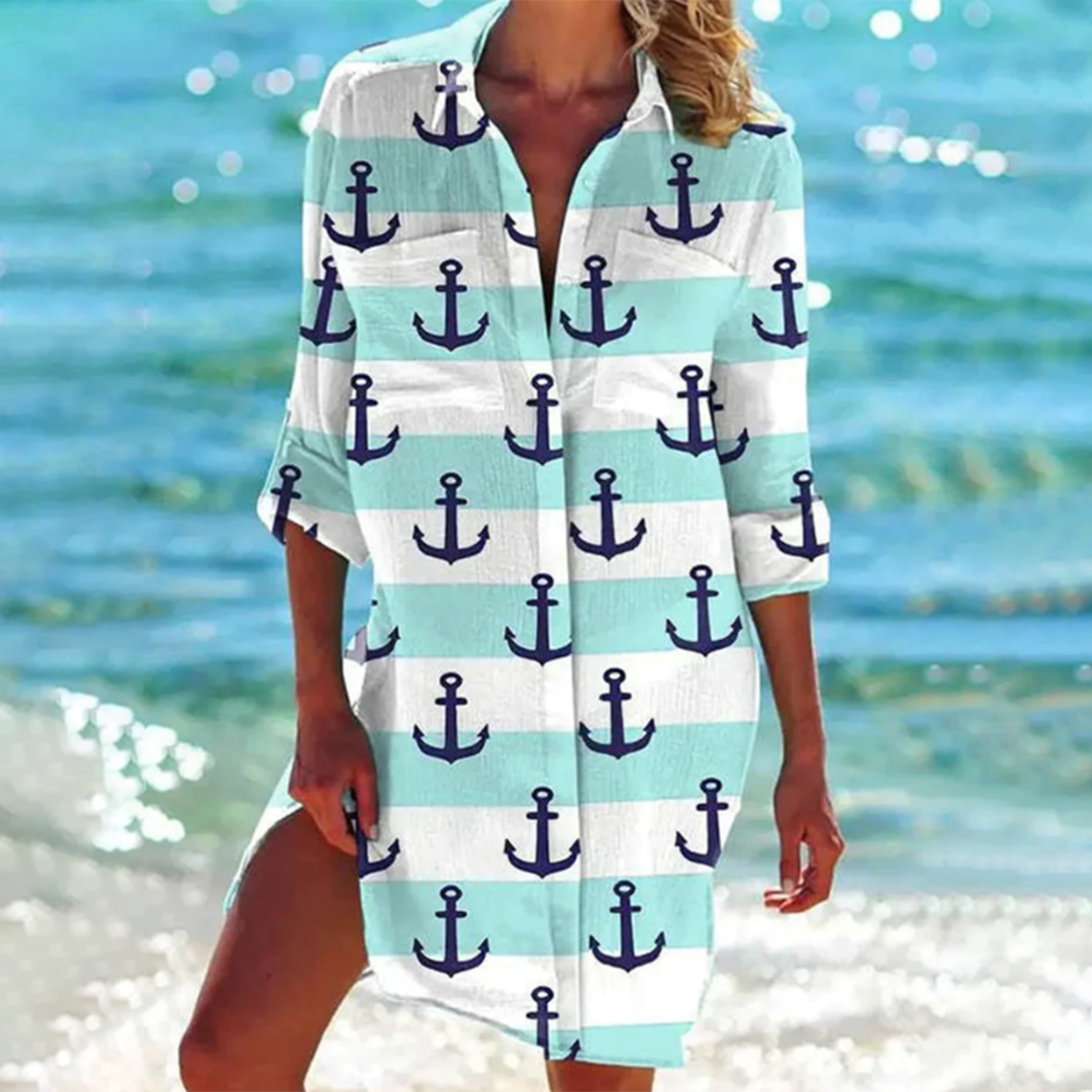 Luna | Colorful A-Line Summer Shirt 5