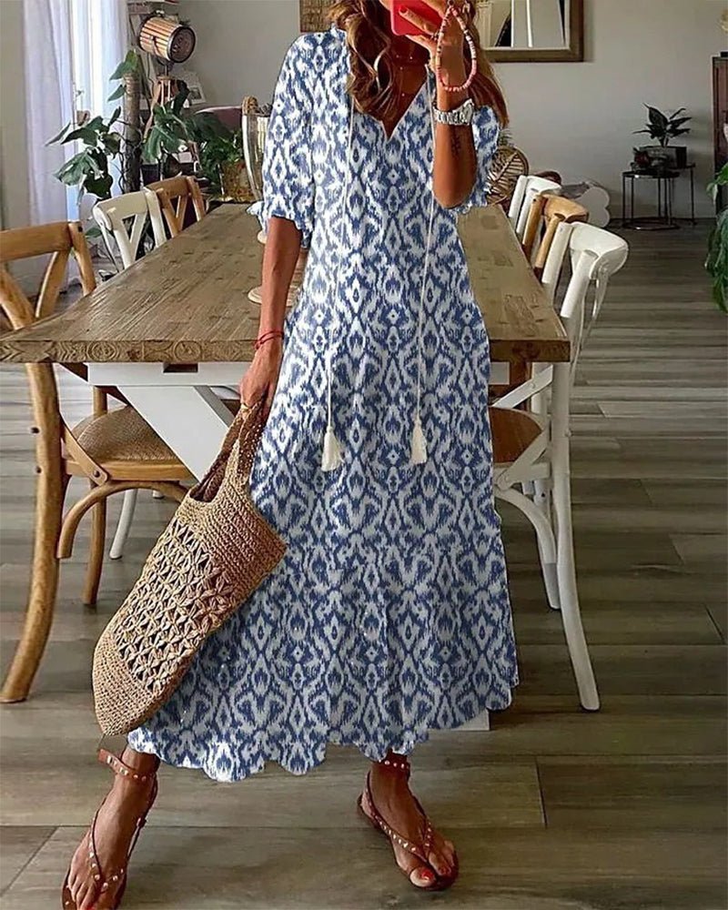 Luna | Effortless Boho Dress with Flattering Fit 0