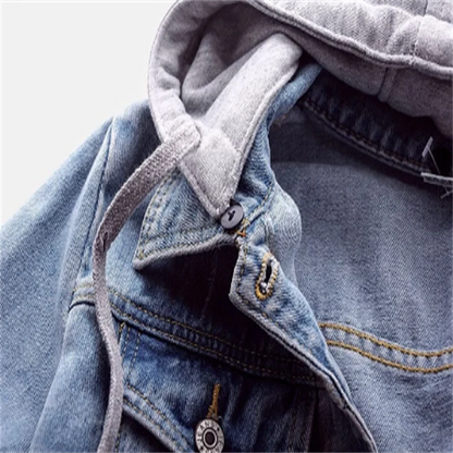 Luna | Stylish Casual Women's Denim Jacket with Removable Hood 4