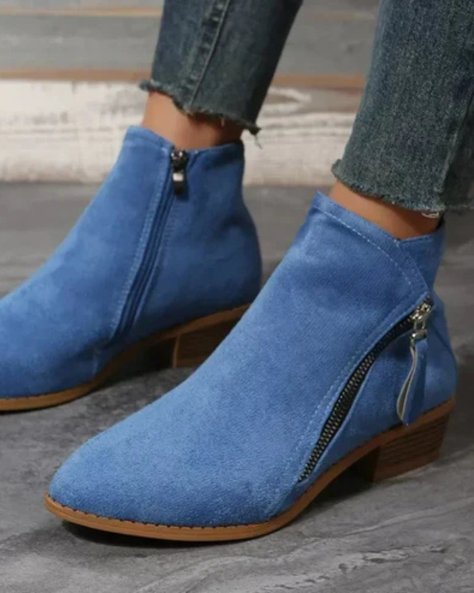 Women's Ankle Boots | Pointed Toe & Side Zip