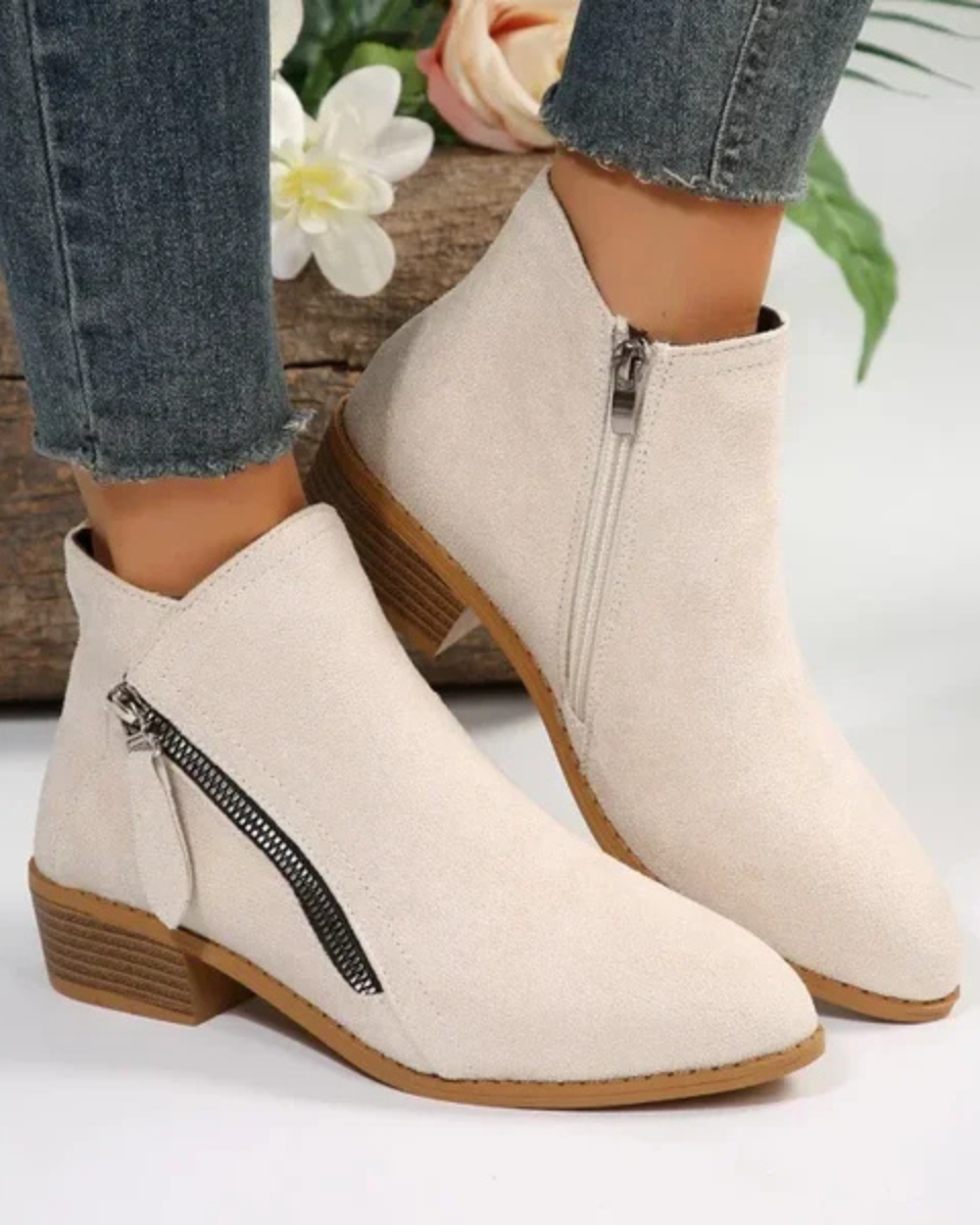 Women's Ankle Boots | Pointed Toe & Side Zip
