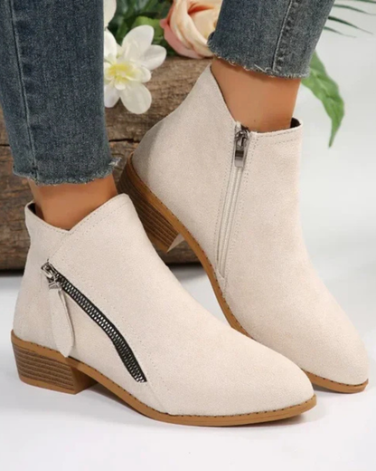 Women's Ankle Boots | Pointed Toe & Side Zip