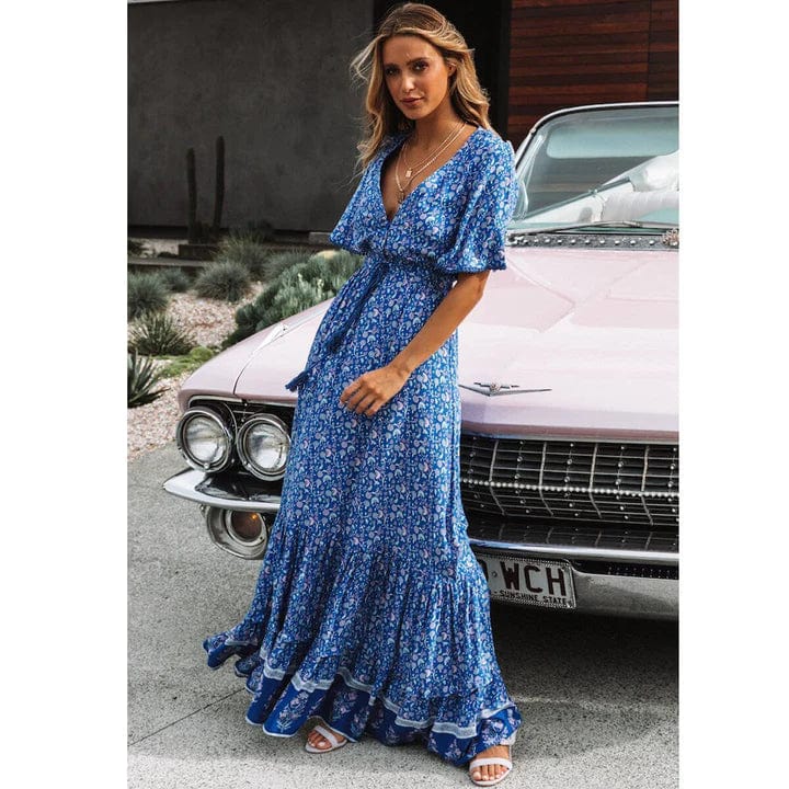 MAXI DRESS WITH WAIST BOW 1