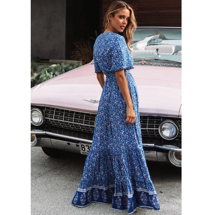 MAXI DRESS WITH WAIST BOW 2