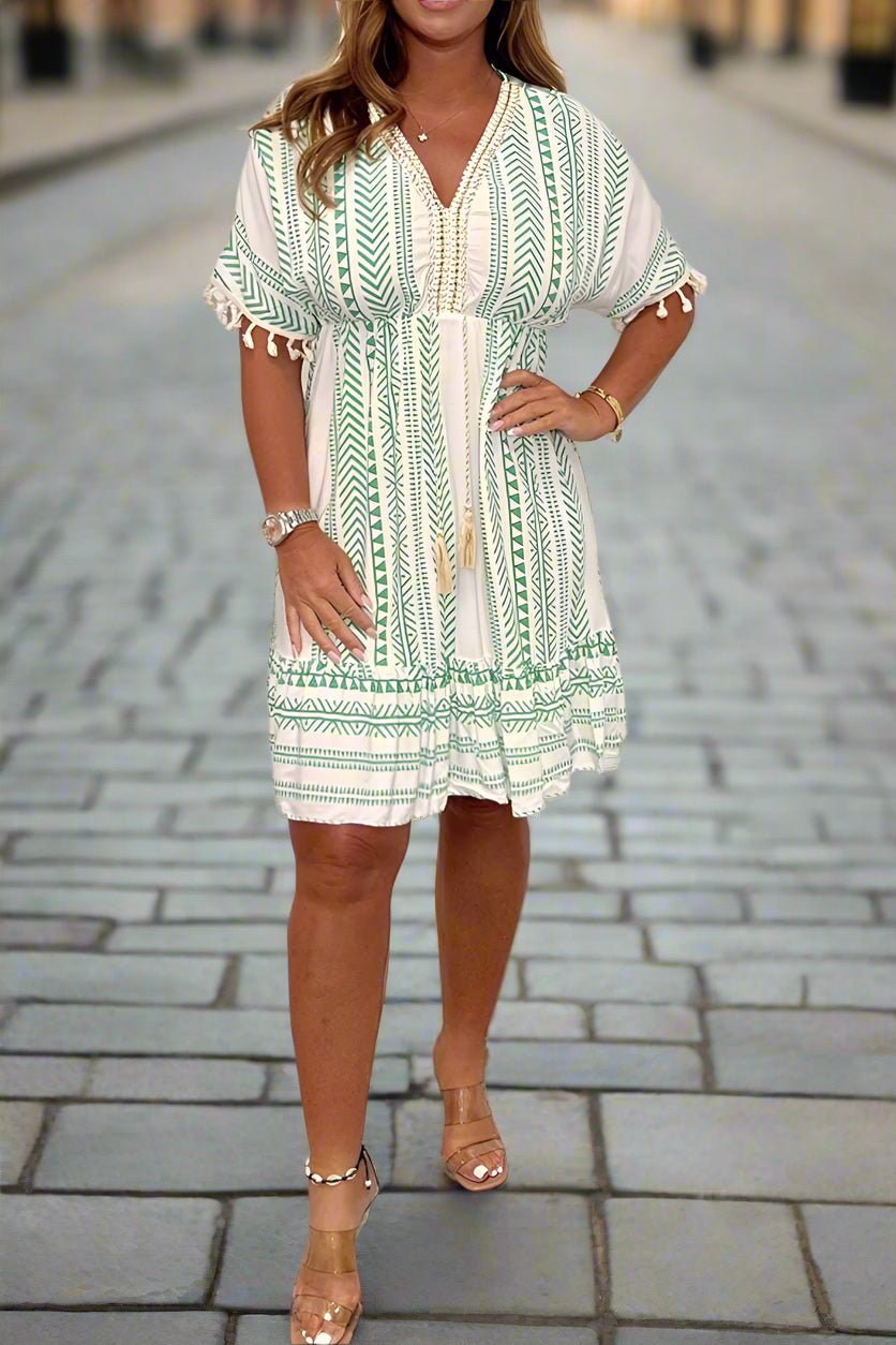 Magdalena | Stylish Printed Dress for Any Occasion