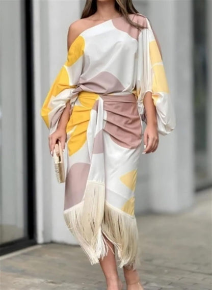 Maisie | Women's One-Shoulder Wrap Midi Dress 5