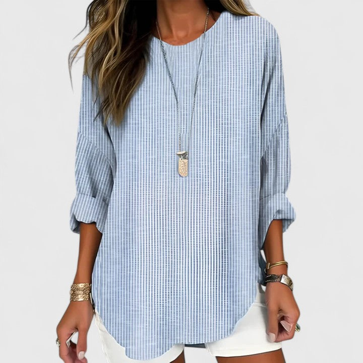 Marielle | Elegant Striped Women’s Blouse 0