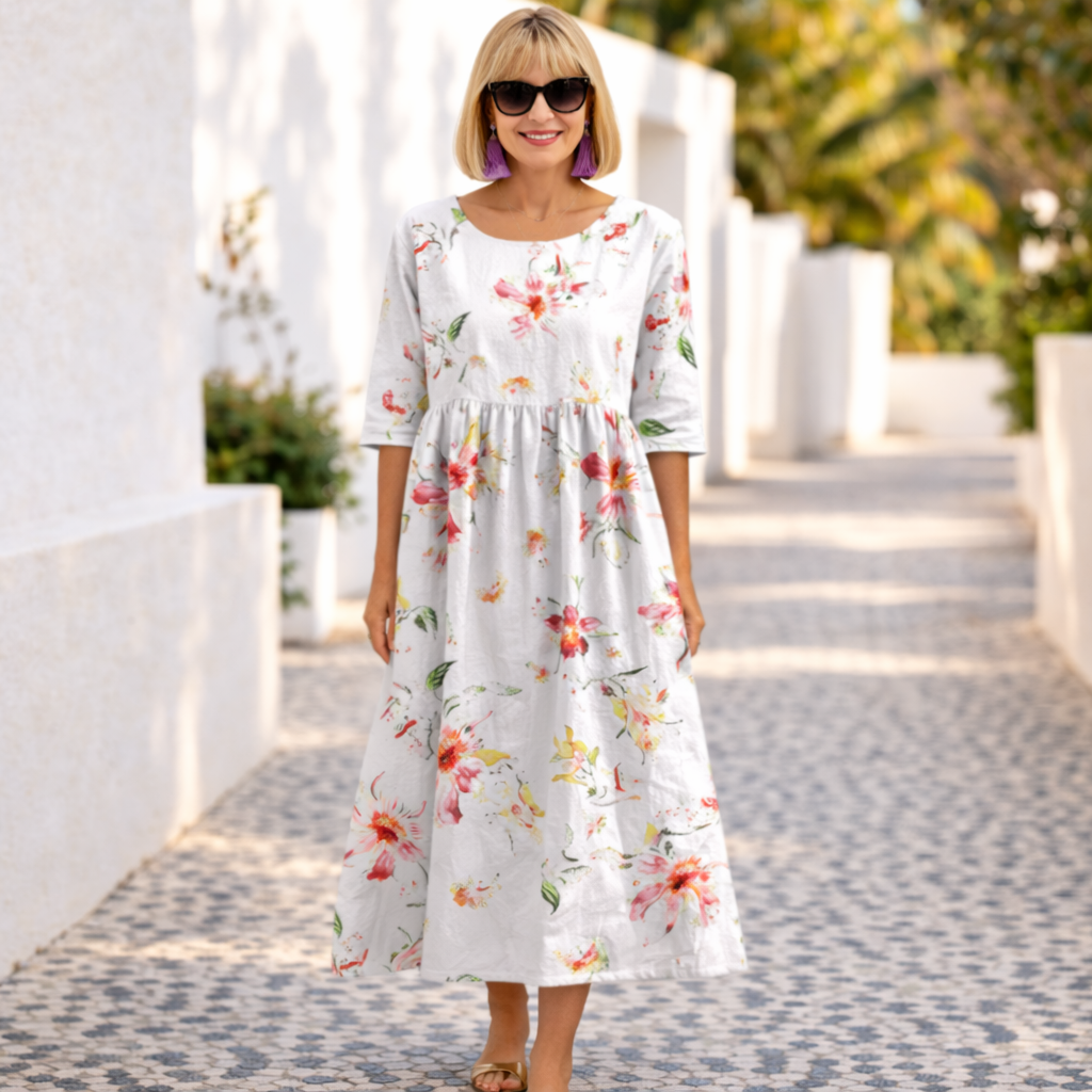 Mary | Summer Floral Dress 3
