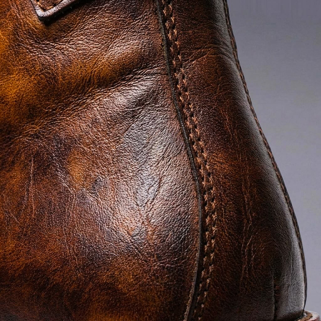 Men's Ankle Boots | Lace-Up Front, Studded Collar Strap